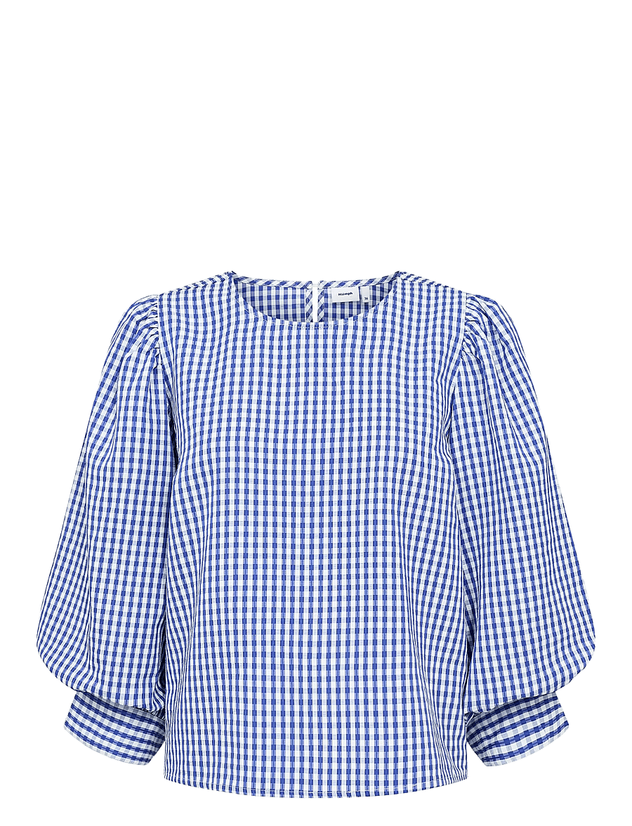 Nümph - NULUCIA BLOUSE - långärmade blusar - beacoup blue - 1