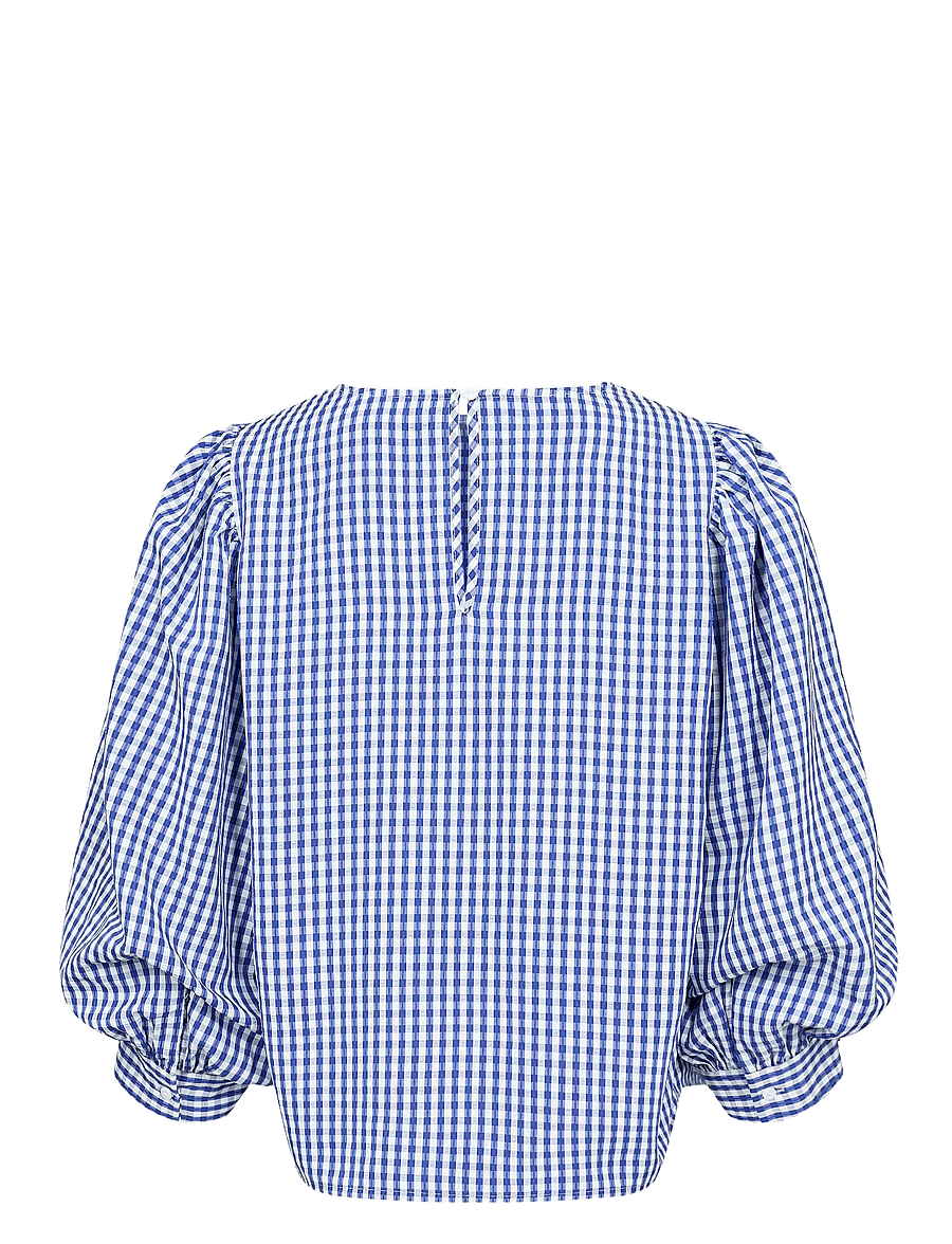 Nümph - NULUCIA BLOUSE - långärmade blusar - beacoup blue - 2