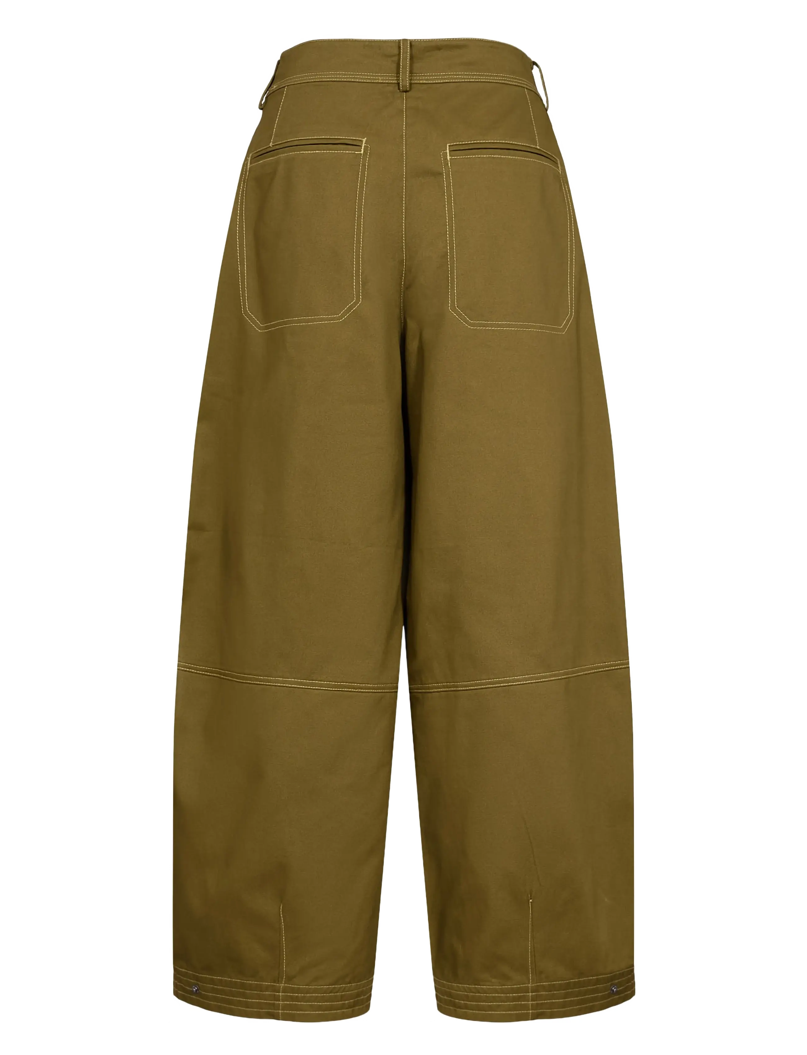 Nümph - NUKATTI BARREL PANTS - hosen mit geradem bein - fir green - 2