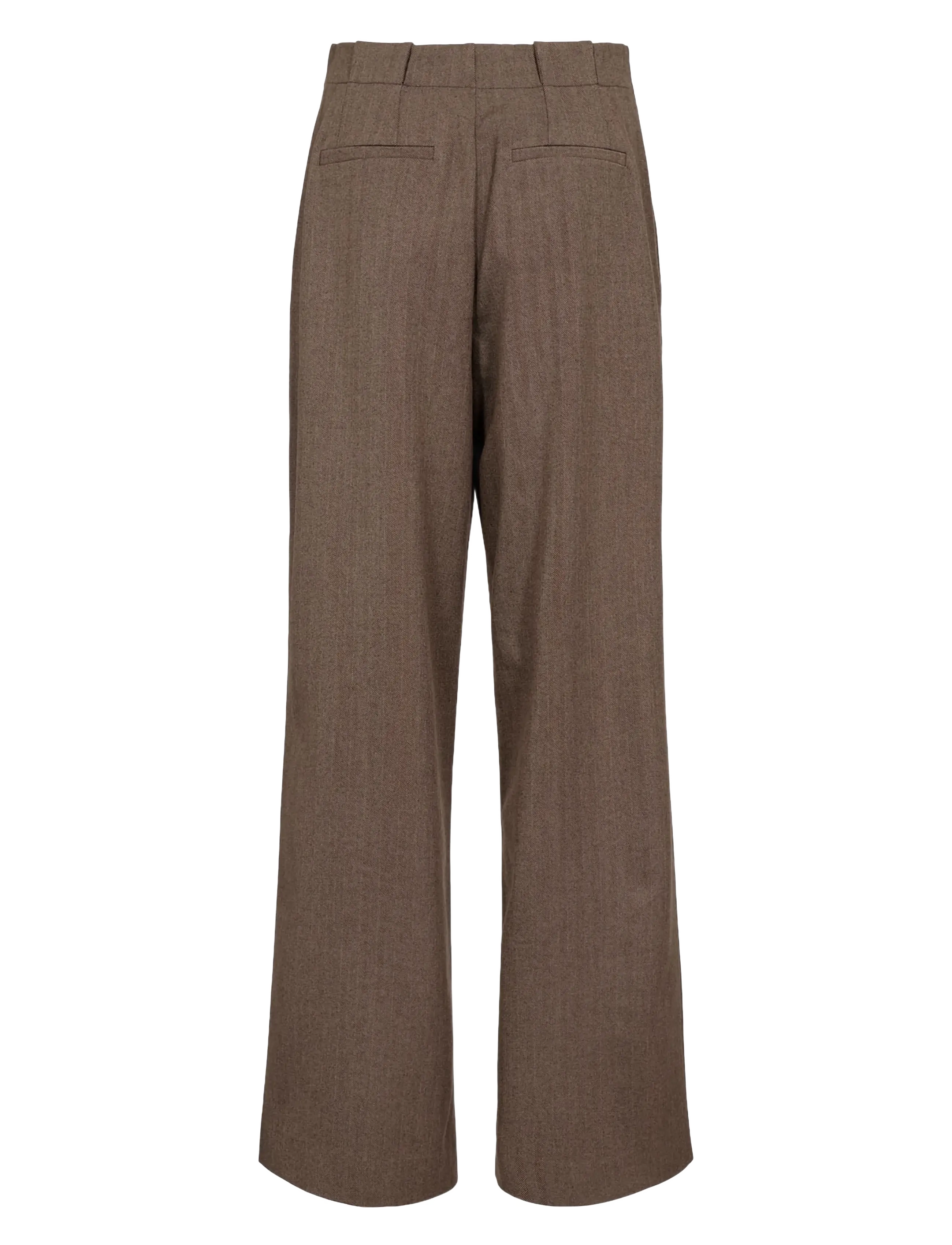 Nümph - NULIPPA STRAIGHT PANTS - hose mit geradem bein - chocolate plum - 2