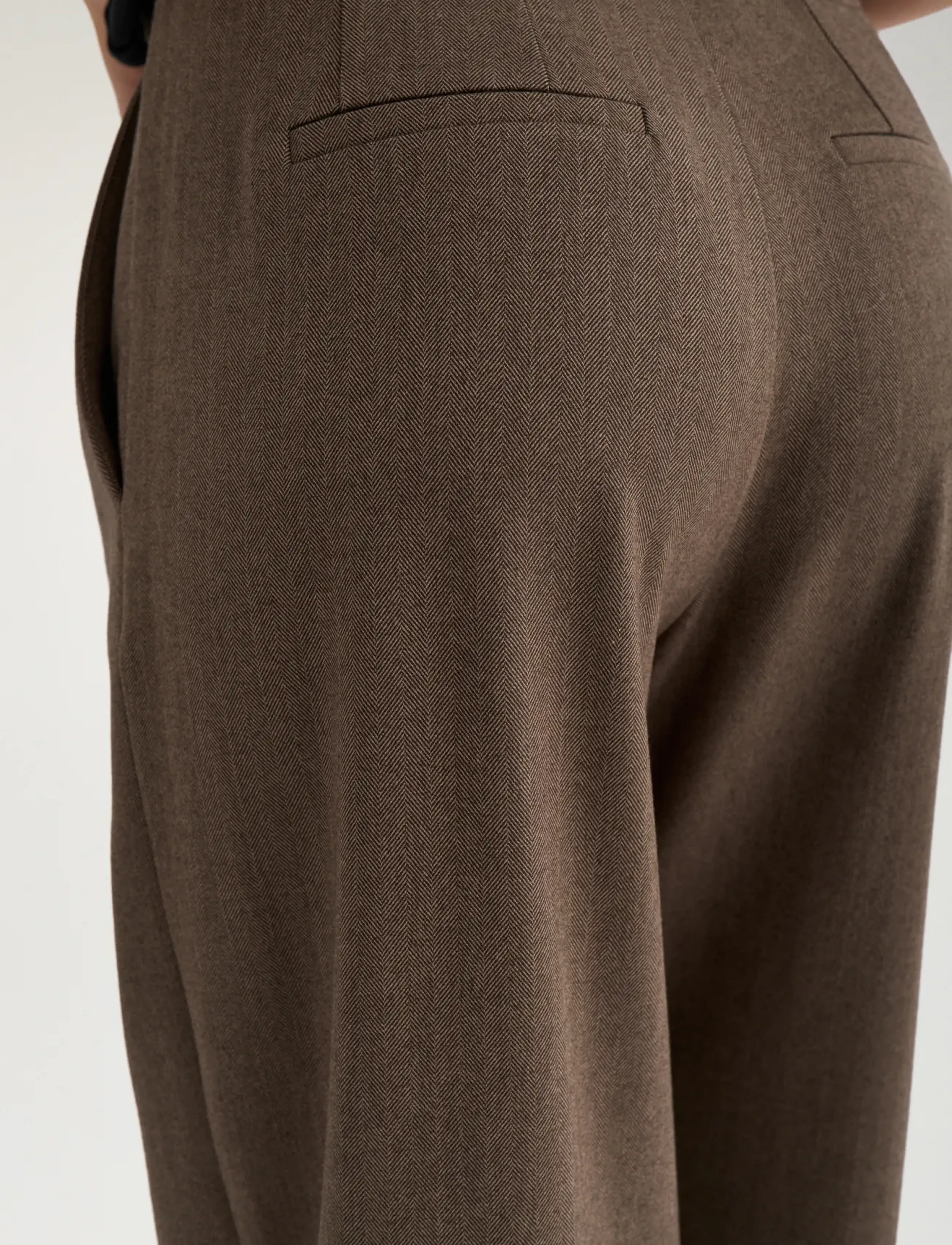 Nümph - NULIPPA STRAIGHT PANTS - hose mit geradem bein - chocolate plum - 5