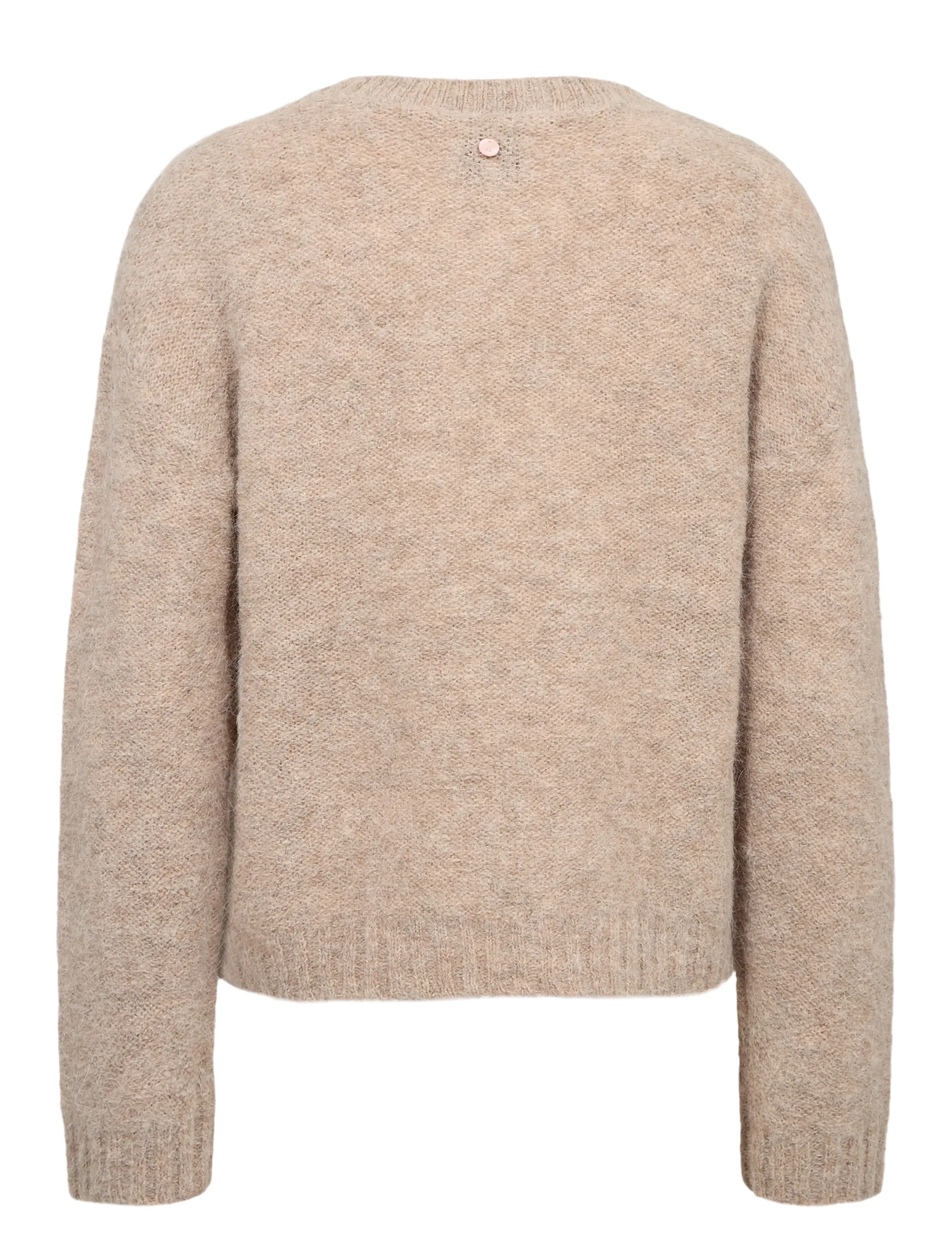 Nümph - NUSALIA PULLOVER - pullover - sesame melange - 2
