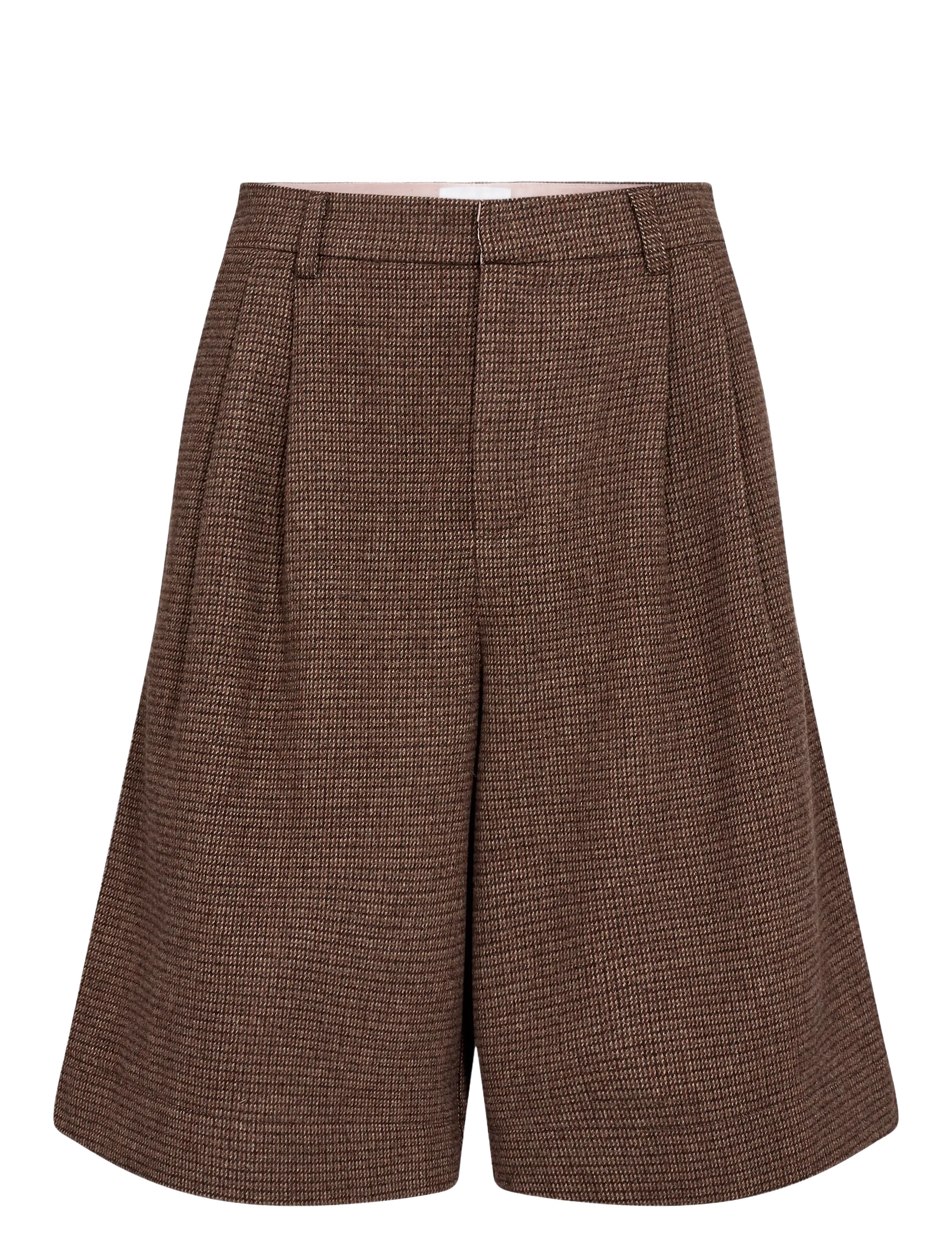 Nümph NUPROMINA SHORTS - Bermudashorts - PINECONE / brown