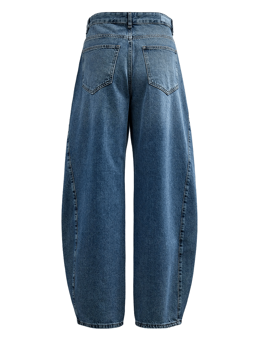 Nümph - NUAMSTERDAM HR BARREL JEANS P3013 - barrel-teksad - medium blue denim - 2