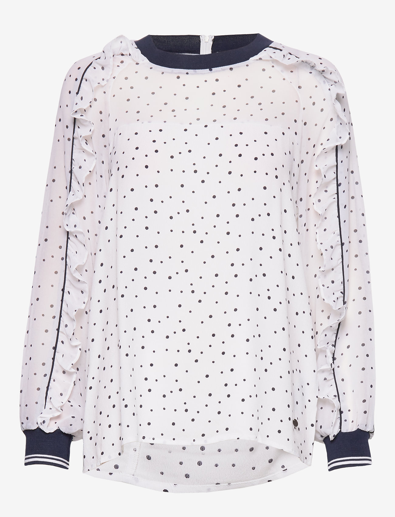 NUAILISH  BLOUSE - B. WHITE
