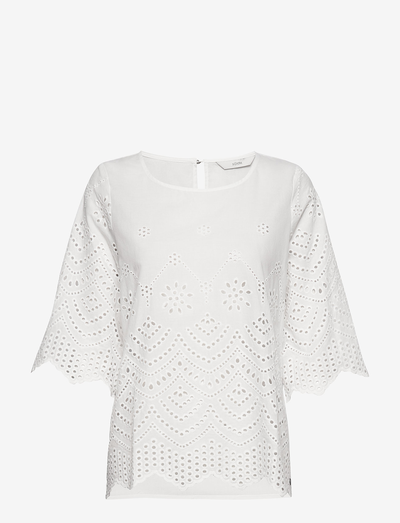 Nümph - NUBRAELYNN BLOUSE - b. white - 0