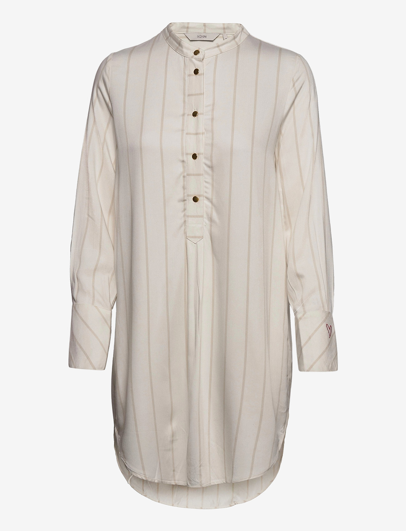 Nümph - NUBAHIRA LONG SHIRT - b. white - 0