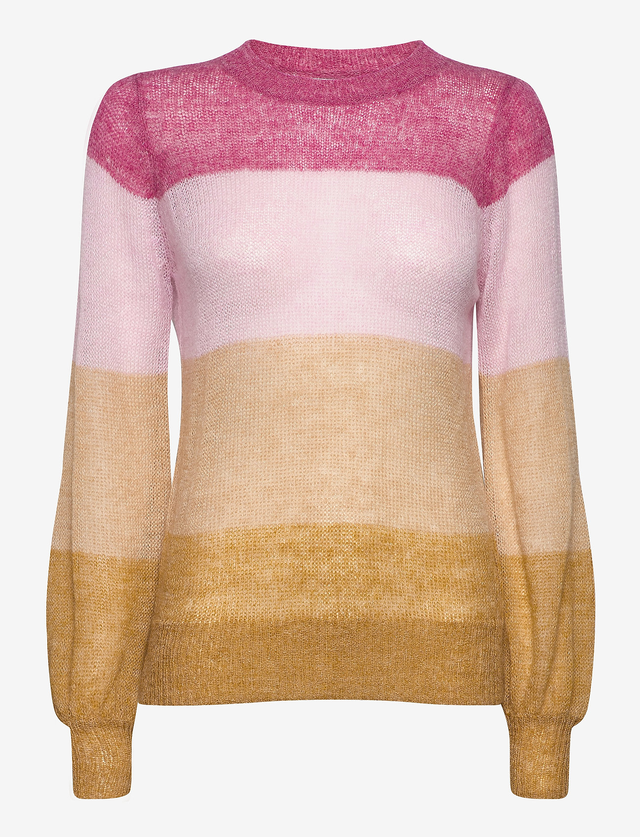 NUBRIELLE-STRIPE PULLOVER - LILAC ROSE