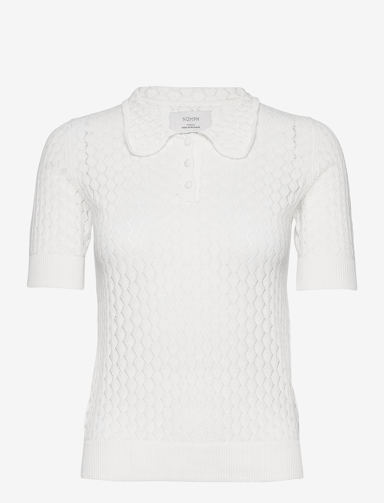 Nümph - NUBETHEA S/S PULLOVER - cloud dancer - 0