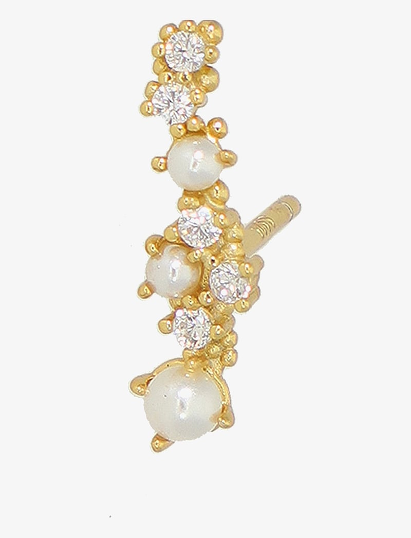 Nuni Copenhagen - Stella-Left - perleøreringe - pearl - 0