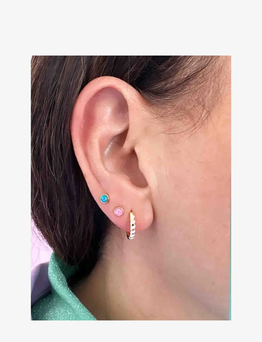 Nuni Copenhagen - Sadie - kreolen - light pink - 1