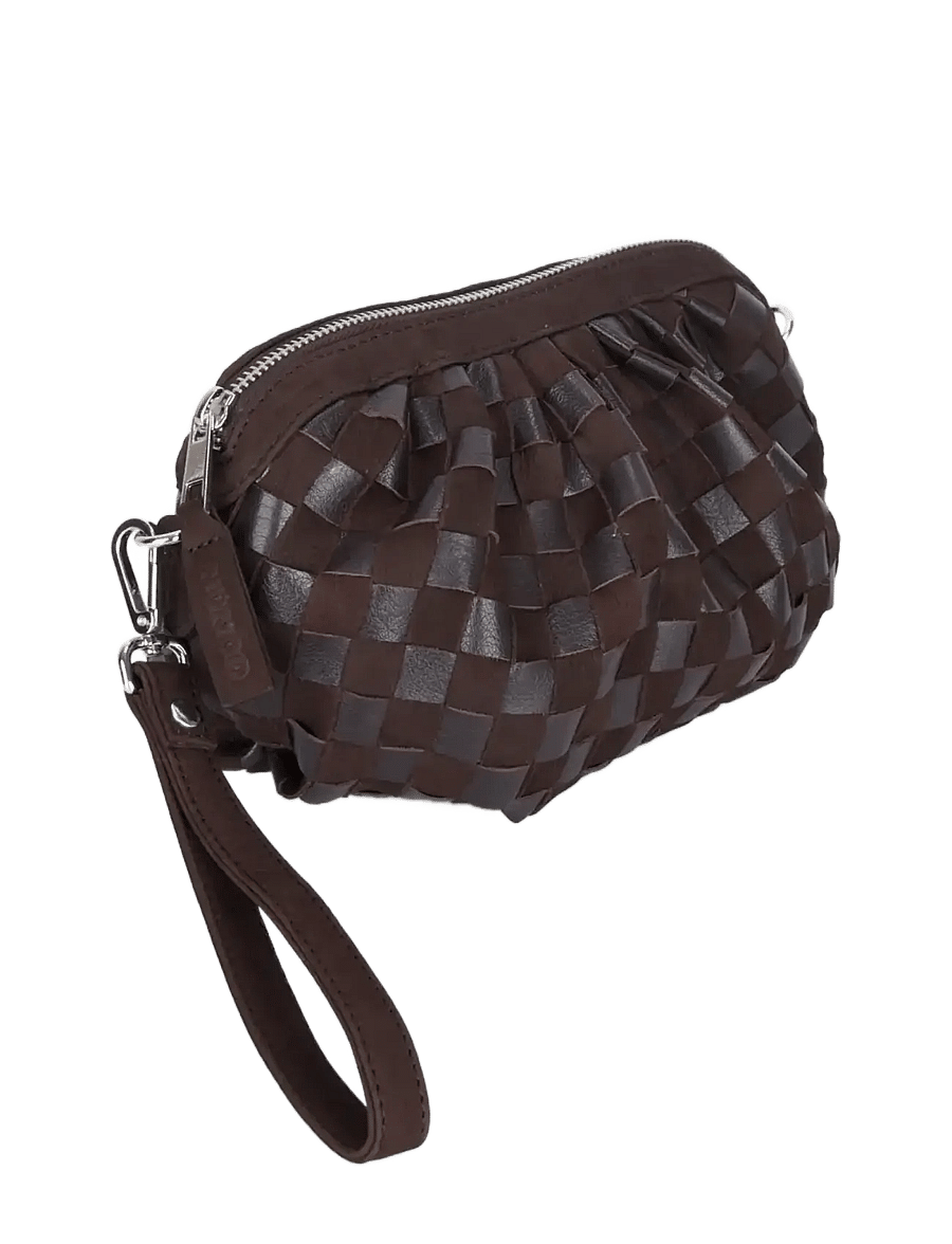 Nunoo - Myra Braided Nubuck Chocolate - særlige begivenheder - chocolate - 1