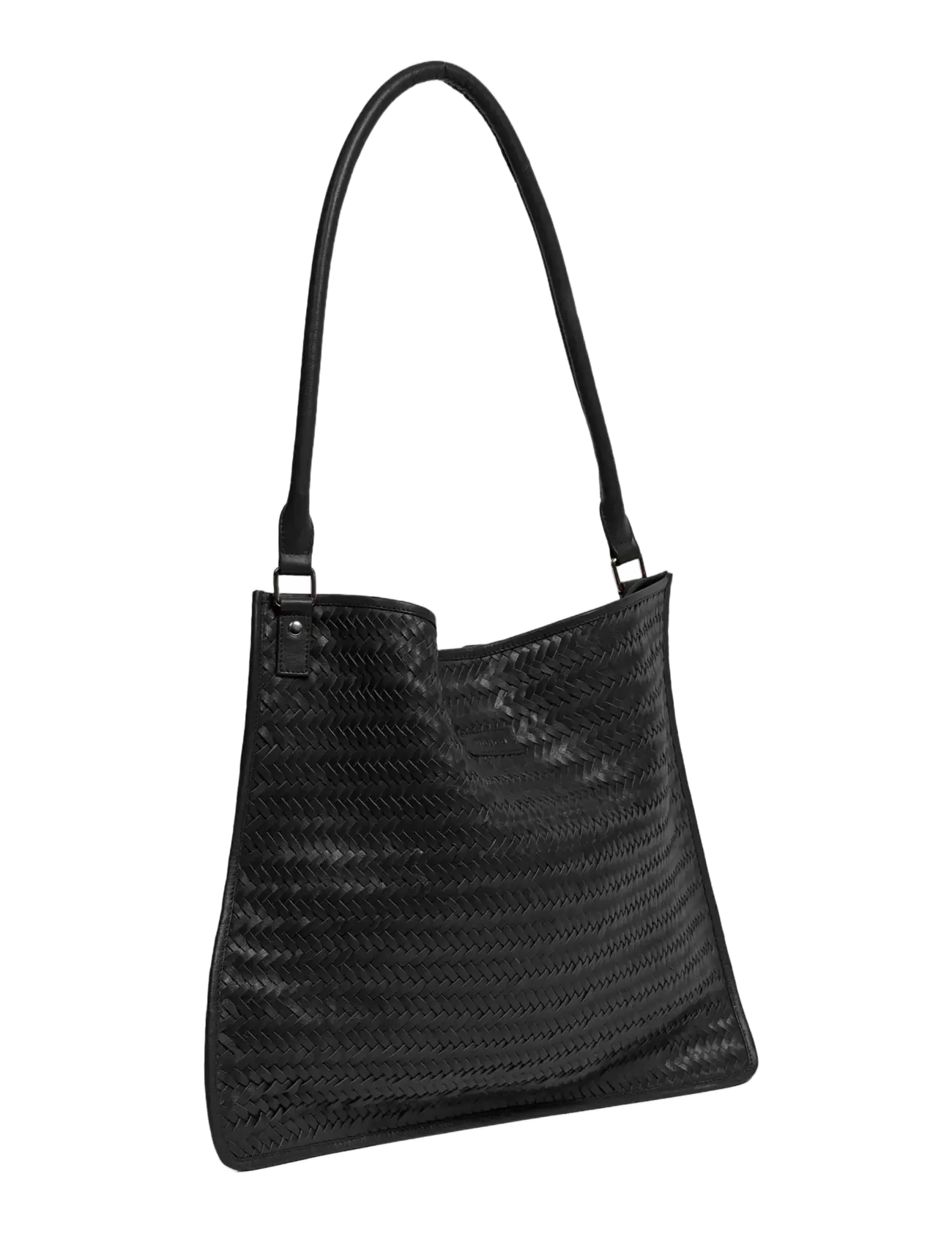 Nunoo - Nana Woven Black - skuldertasker - black - 1