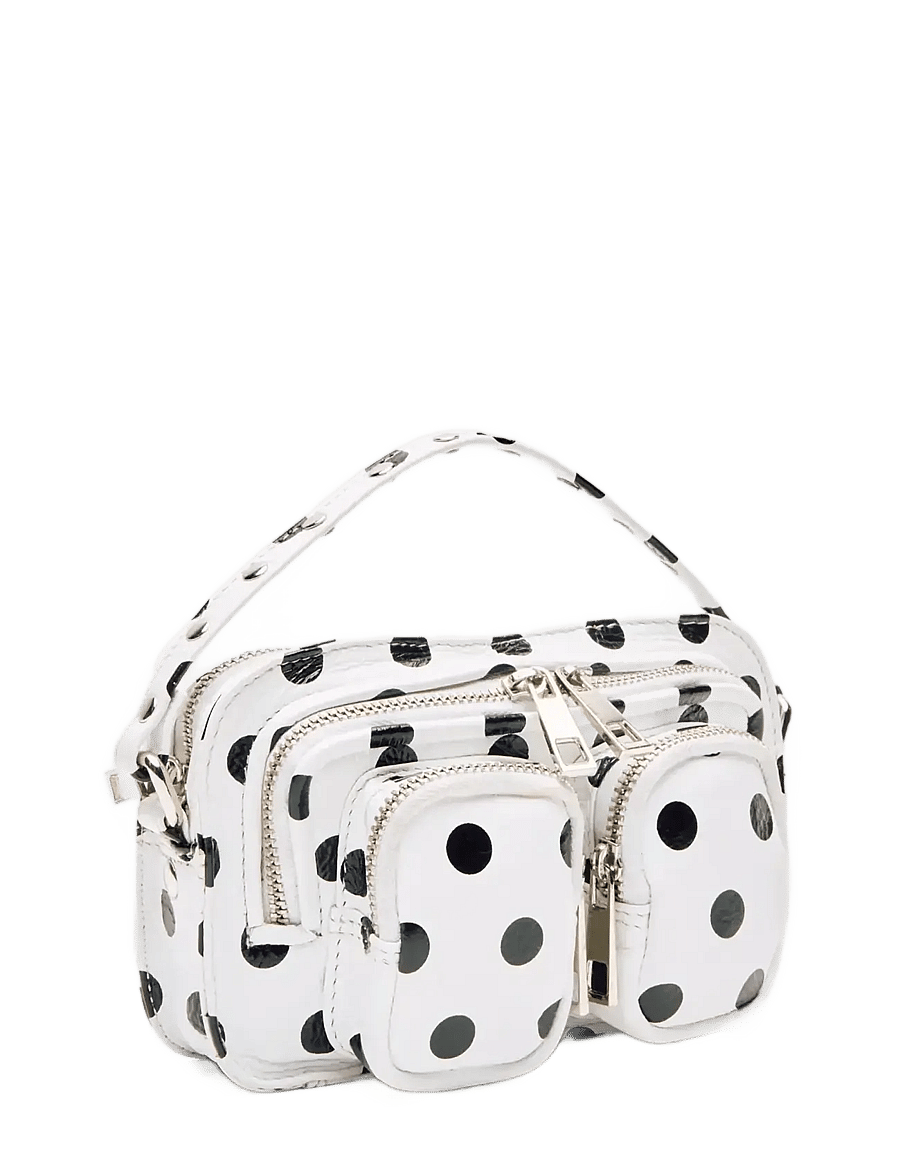 Nunoo - Helena Polka White/Black - konfirmation - white/black - 1