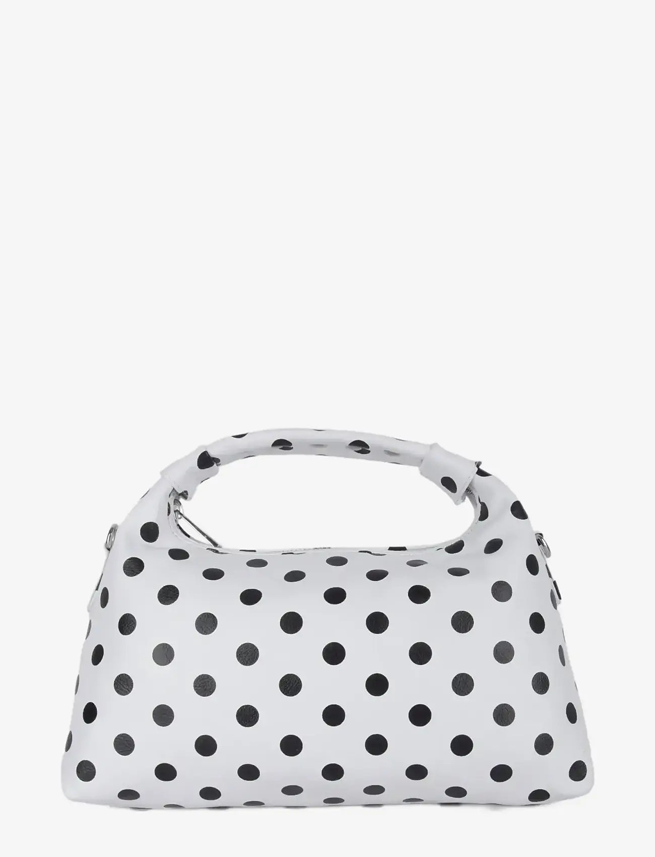 Nunoo - Dandy Buckle Polka White/Black - konfirmationstøj - white/black - 0