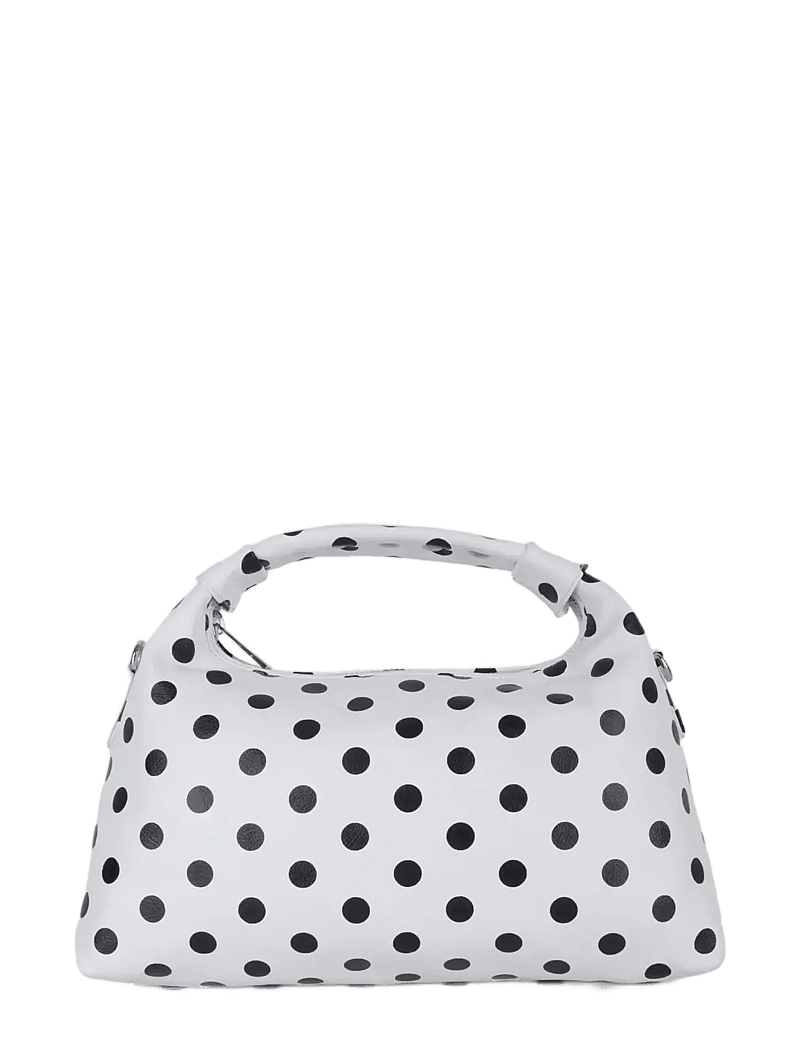 Nunoo - Dandy Buckle Polka White/Black - konfirmationstøj - white/black - 0