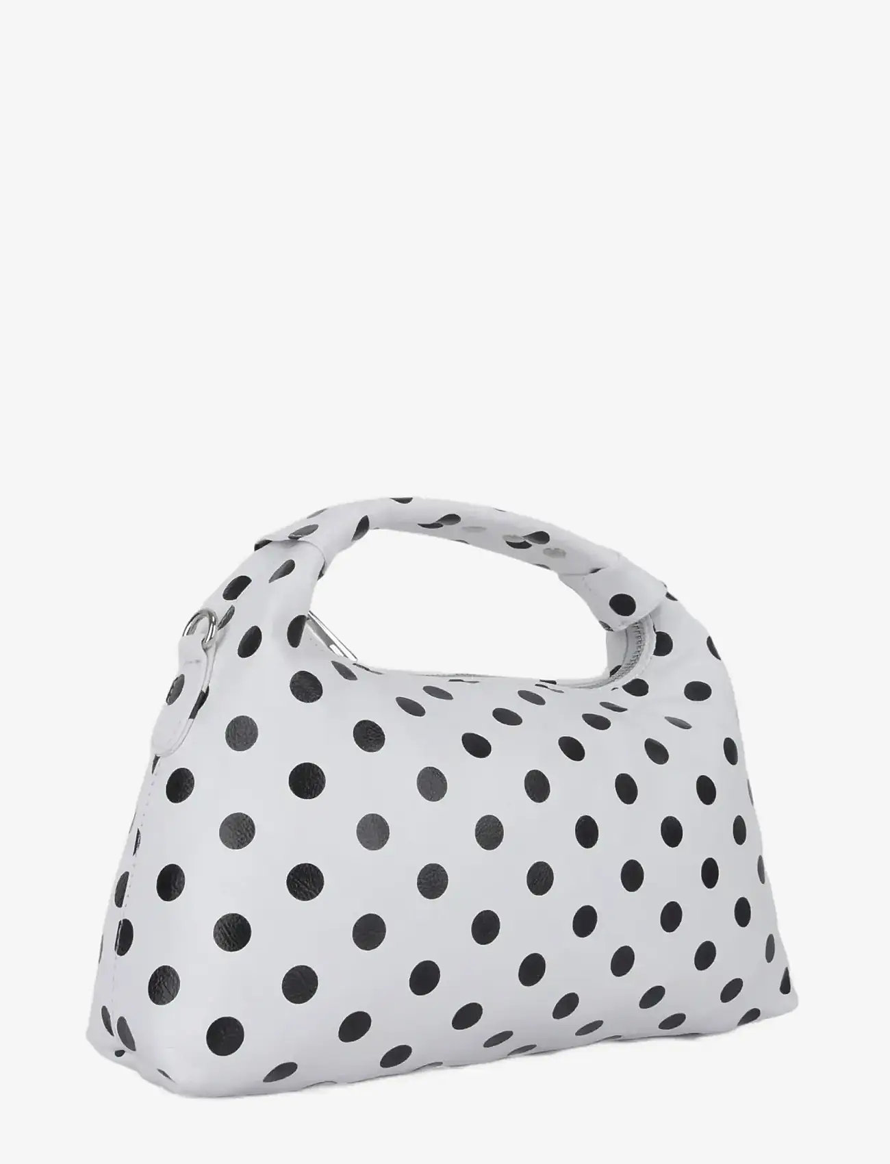 Nunoo - Dandy Buckle Polka White/Black - konfirmationstøj - white/black - 1