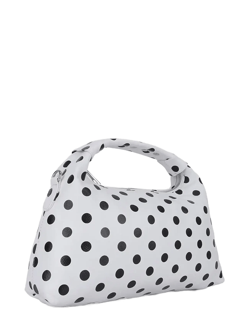 Nunoo - Dandy Buckle Polka White/Black - konfirmationstøj - white/black - 1