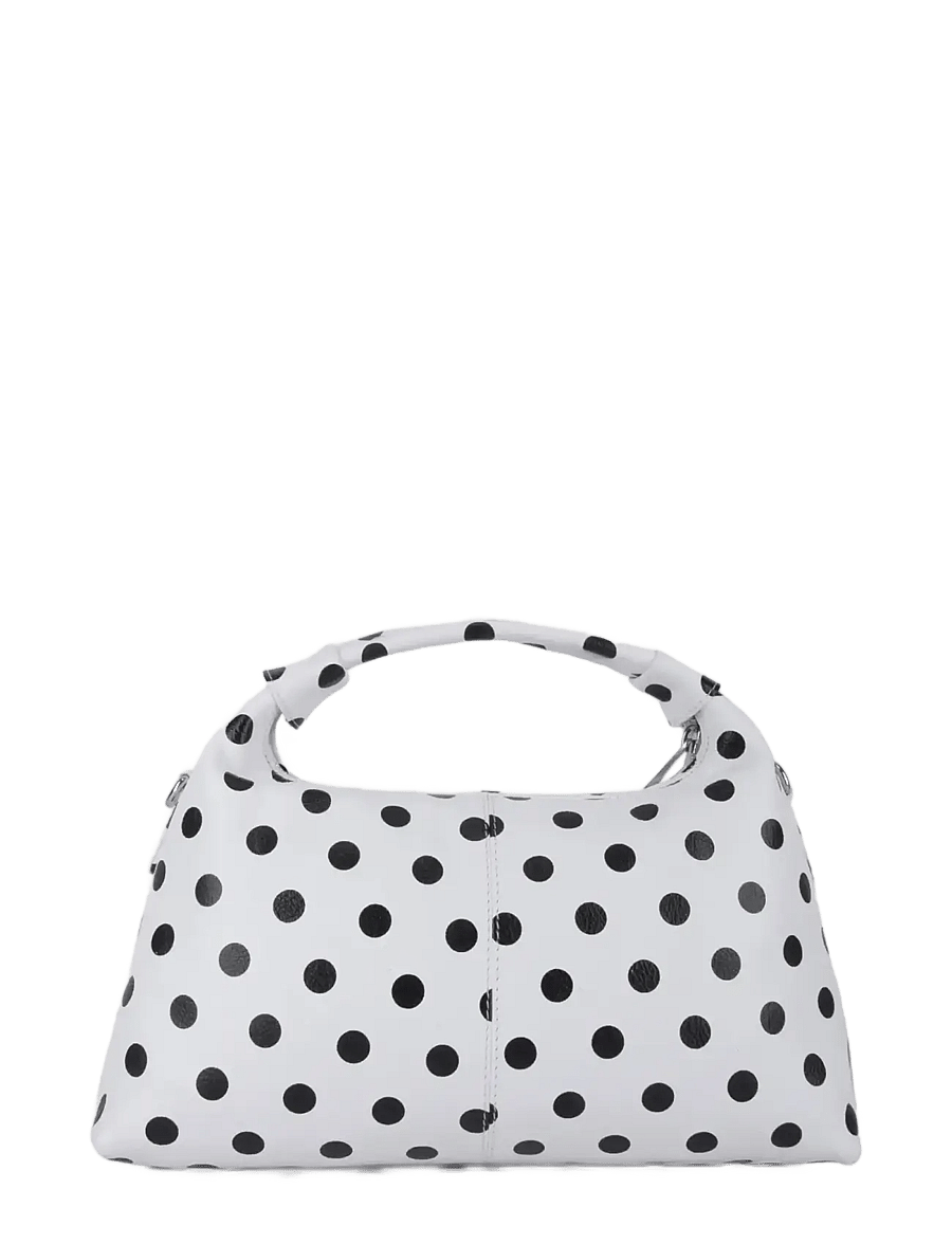 Nunoo - Dandy Buckle Polka White/Black - konfirmatsioon - white/black - 2