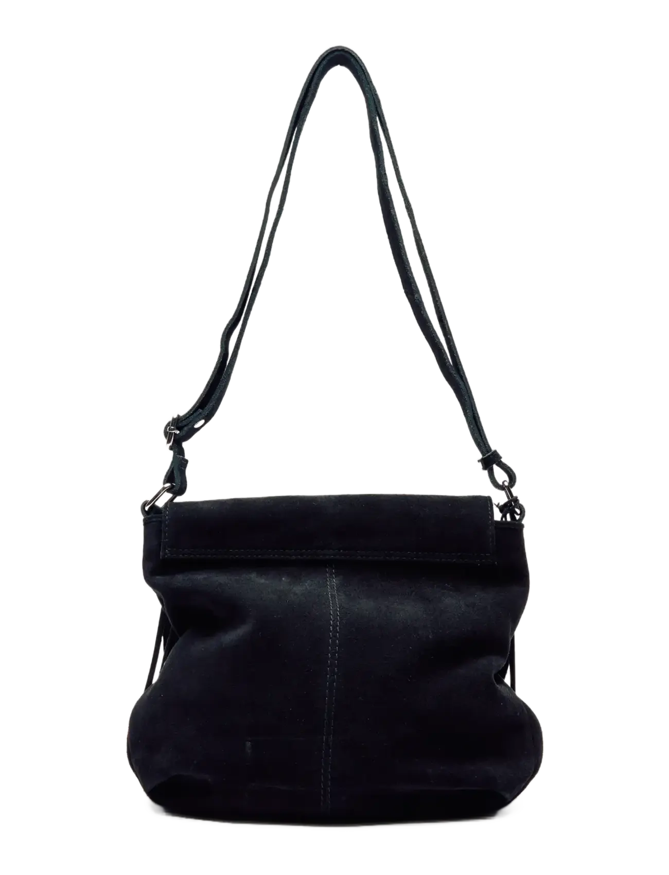 Nunoo - Layla Sweetheart Suede Black - crossbody bags - black - 2