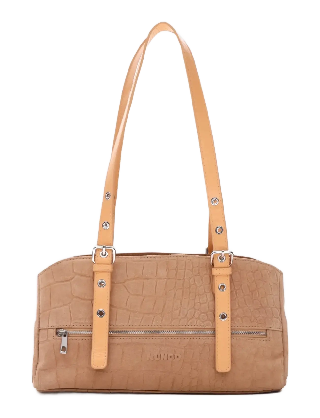 Nunoo Hazel Scale Suede Cream, One Size, Bags, Beige - Top Handle Frauen