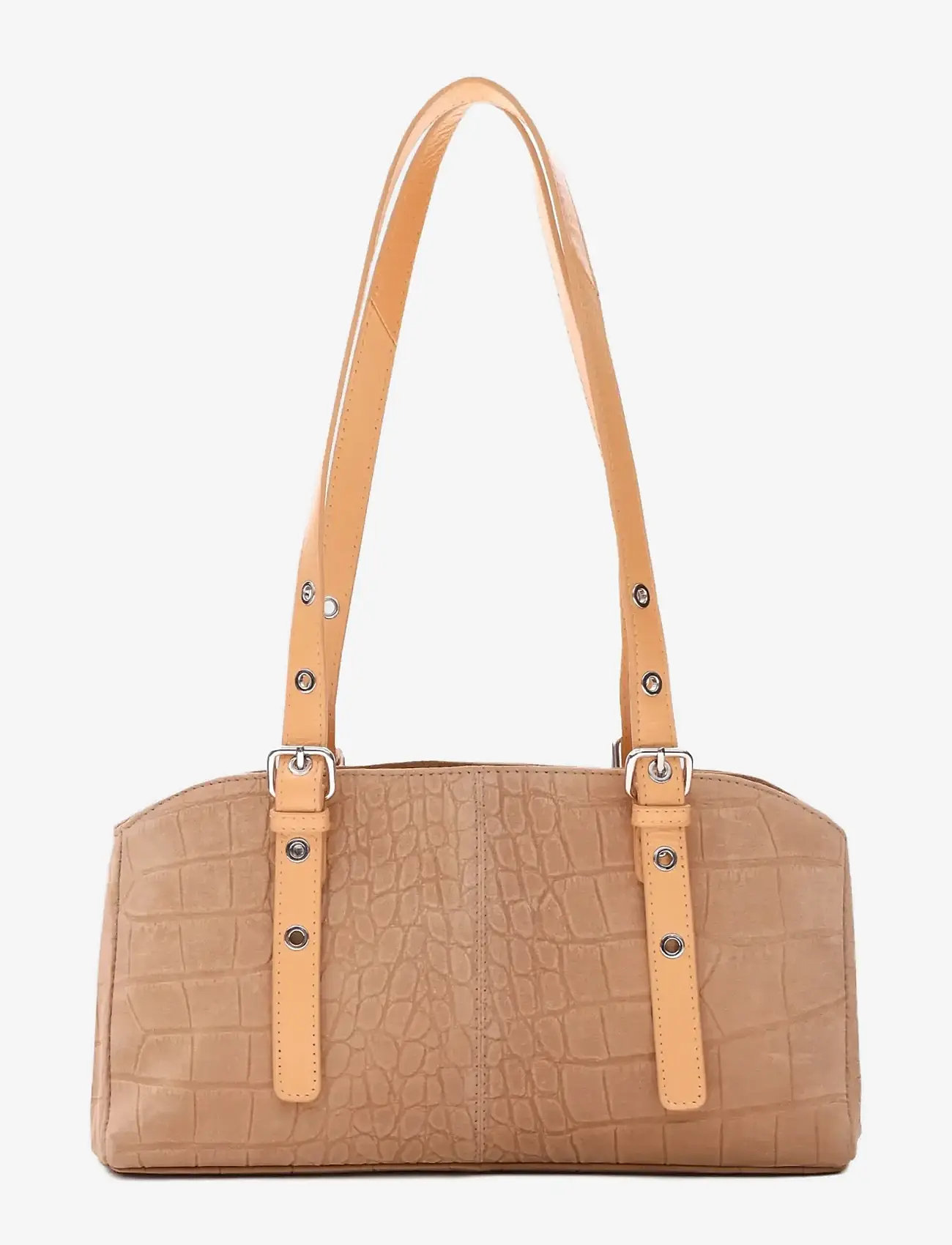 Nunoo - Hazel Scale Suede Cream - handväskor - cream - 2