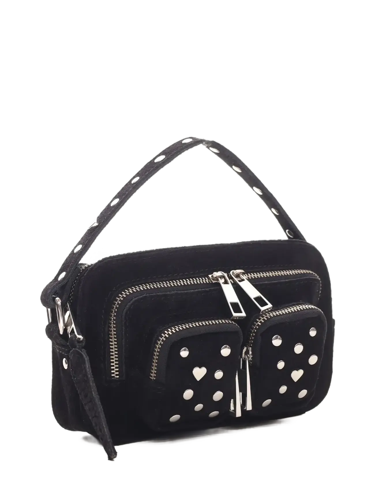 Nunoo - Helena Sweetheart Suede Black - særlige begivenheder - black - 1