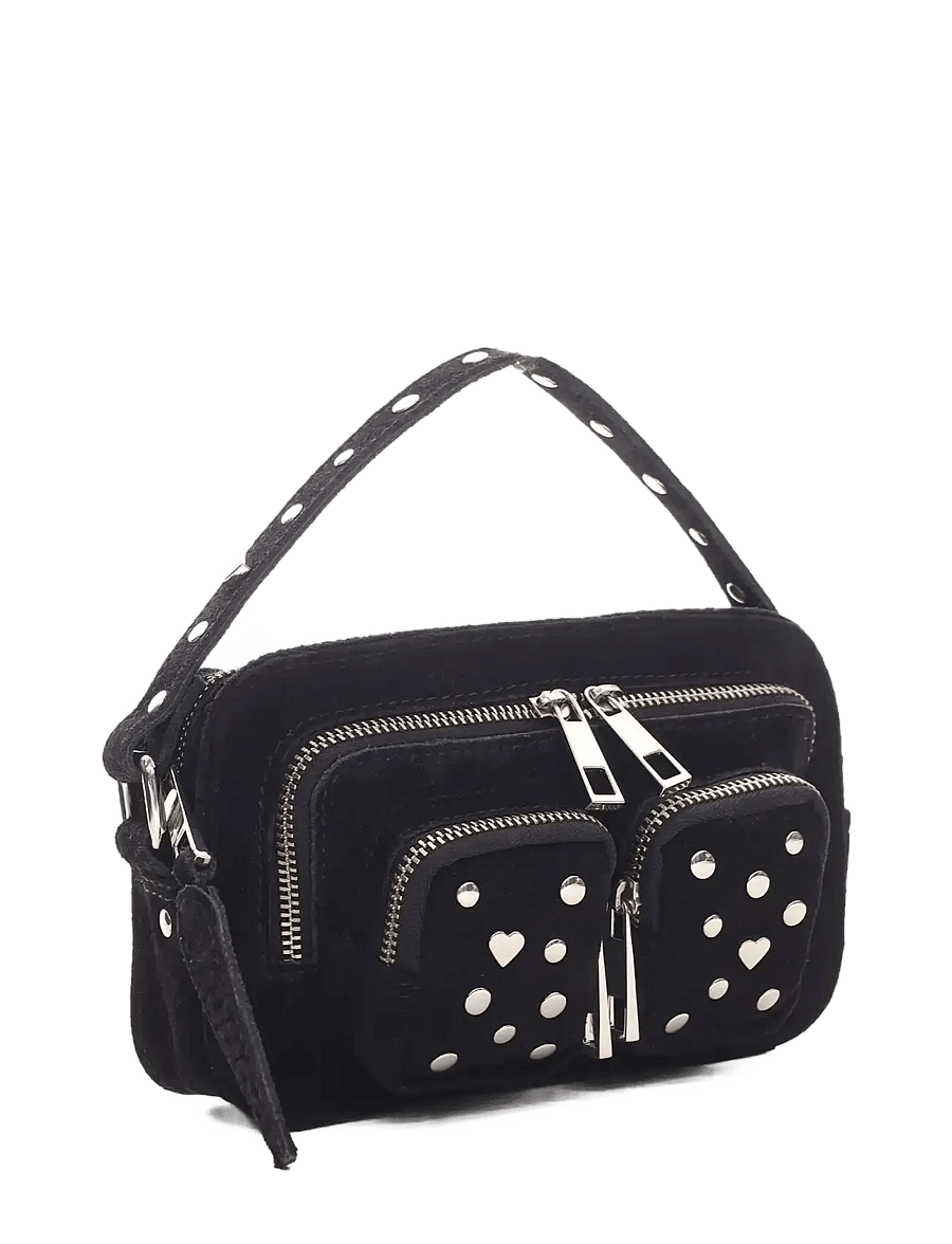 Nunoo - Helena Sweetheart Suede Black - særlige begivenheder - black - 1