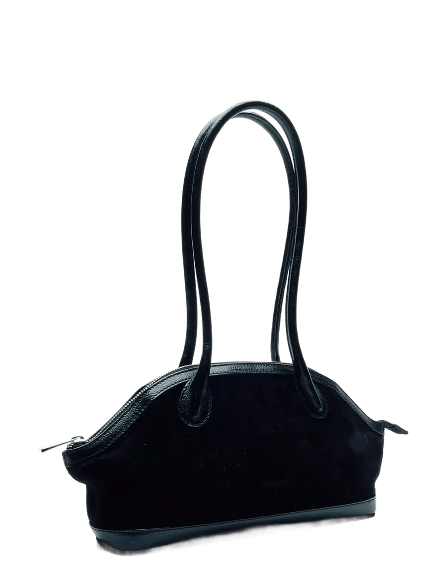 Nunoo - Ayo Suede Black - skuldertasker - black - 1