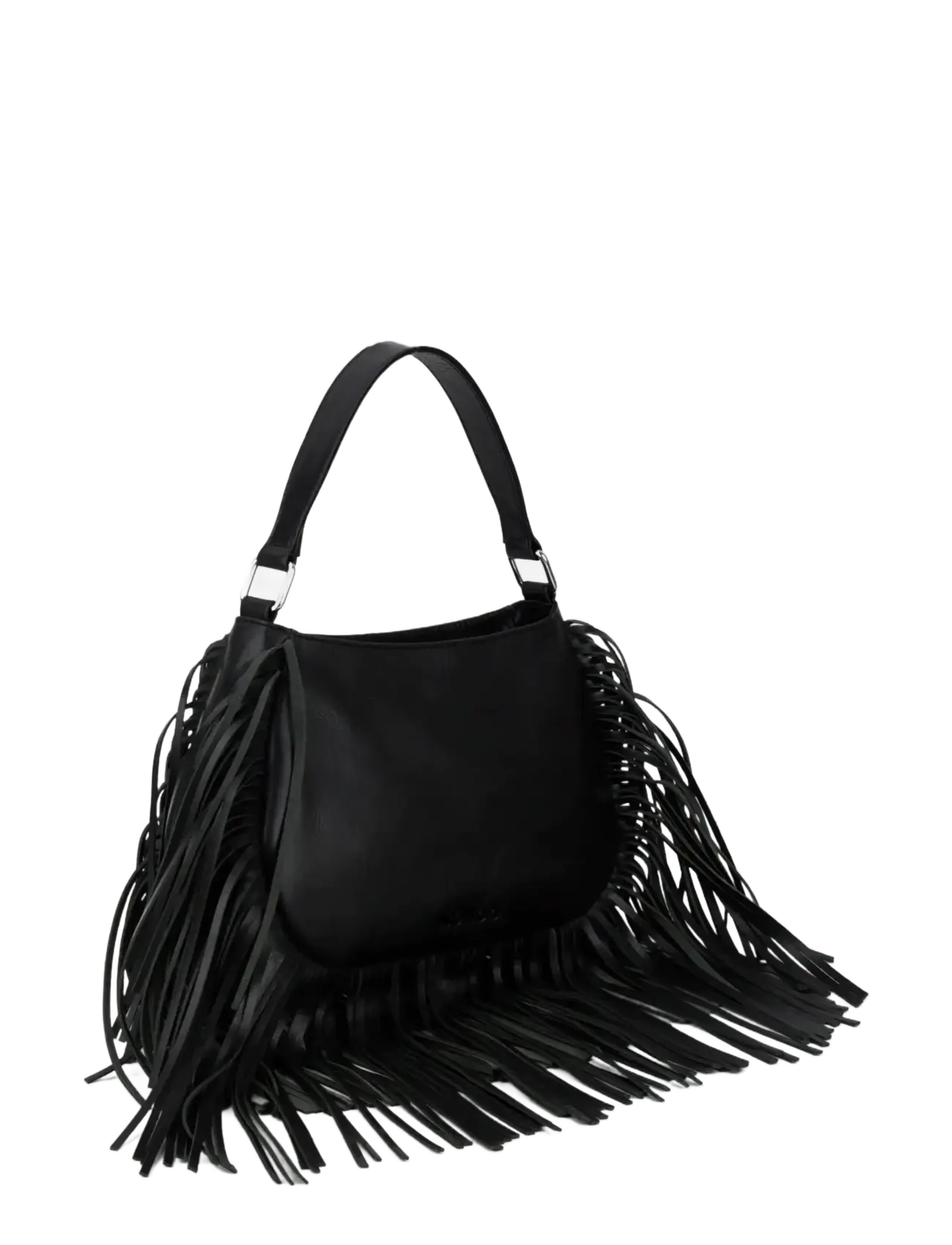 Nunoo - Betty Fringe River Black - axelremsväskor - black - 1