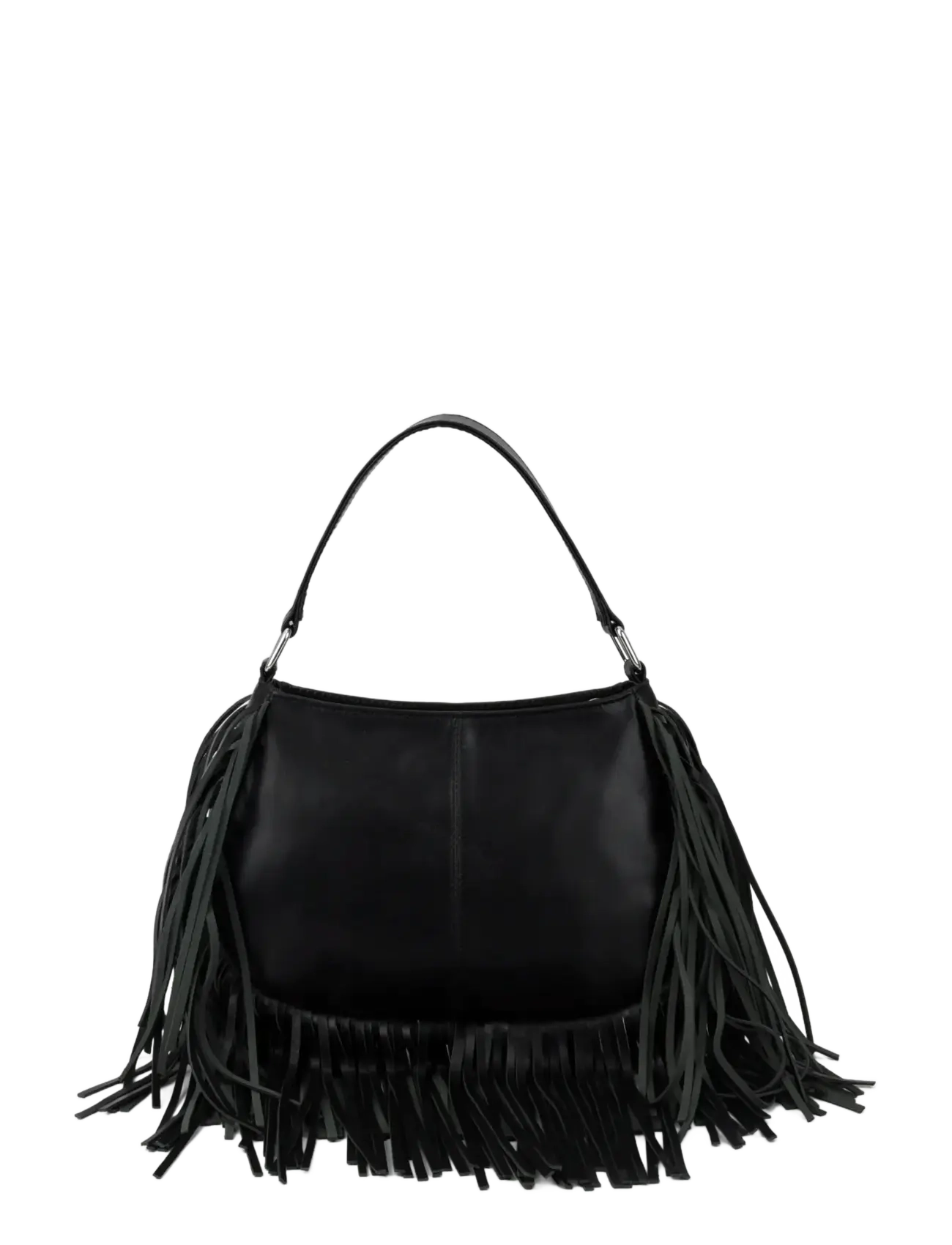 Nunoo - Betty Fringe River Black - axelremsväskor - black - 2