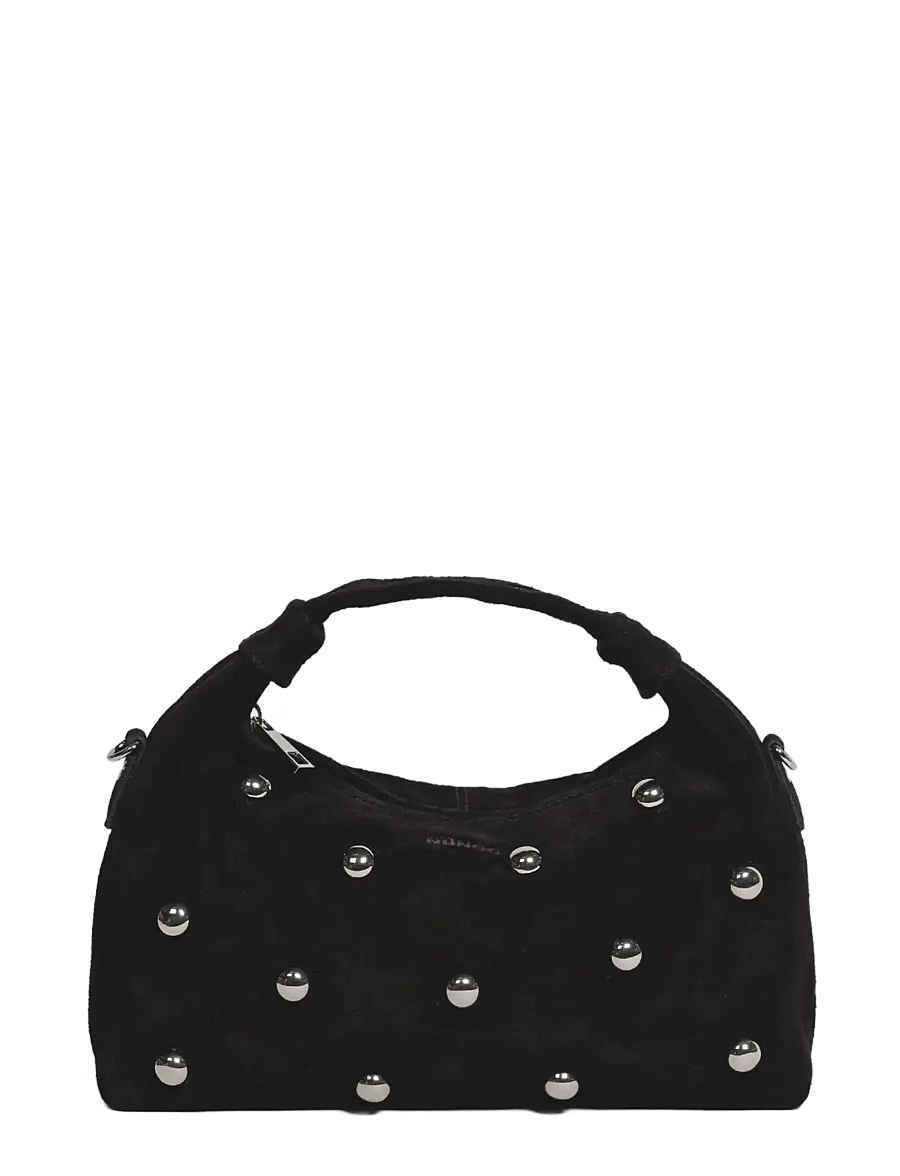 Nunoo - Dandy Rivet Suede Black - speciella tillfällen - black - 0