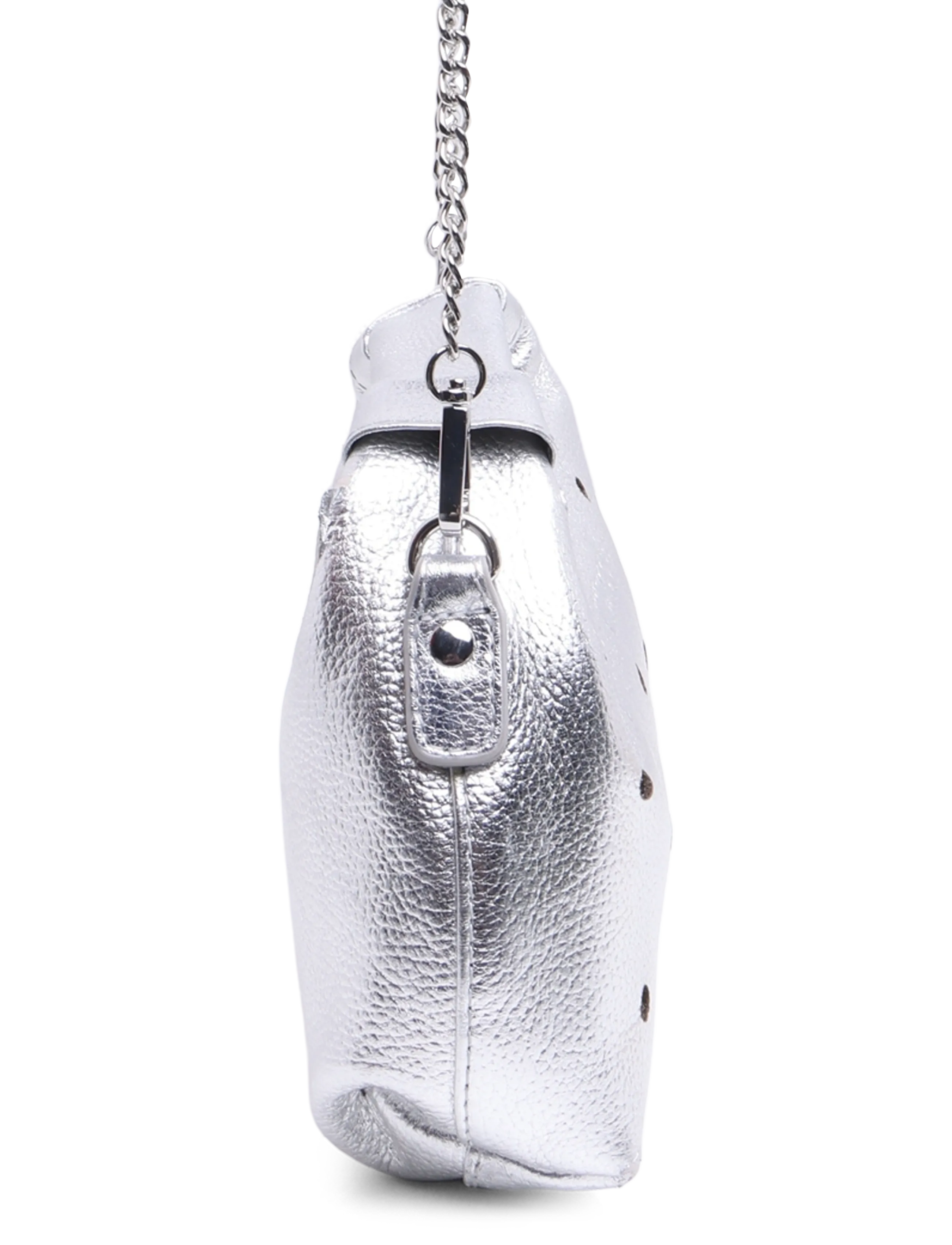 Nunoo - Mini Dandy Metallic Silver - silver - 3