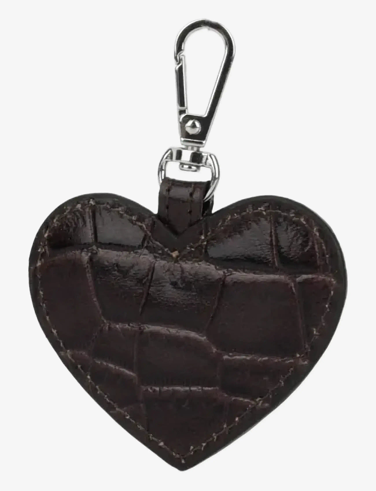 Nunoo - Heart Bag Charm Texas Chocolate - chocolate - 1