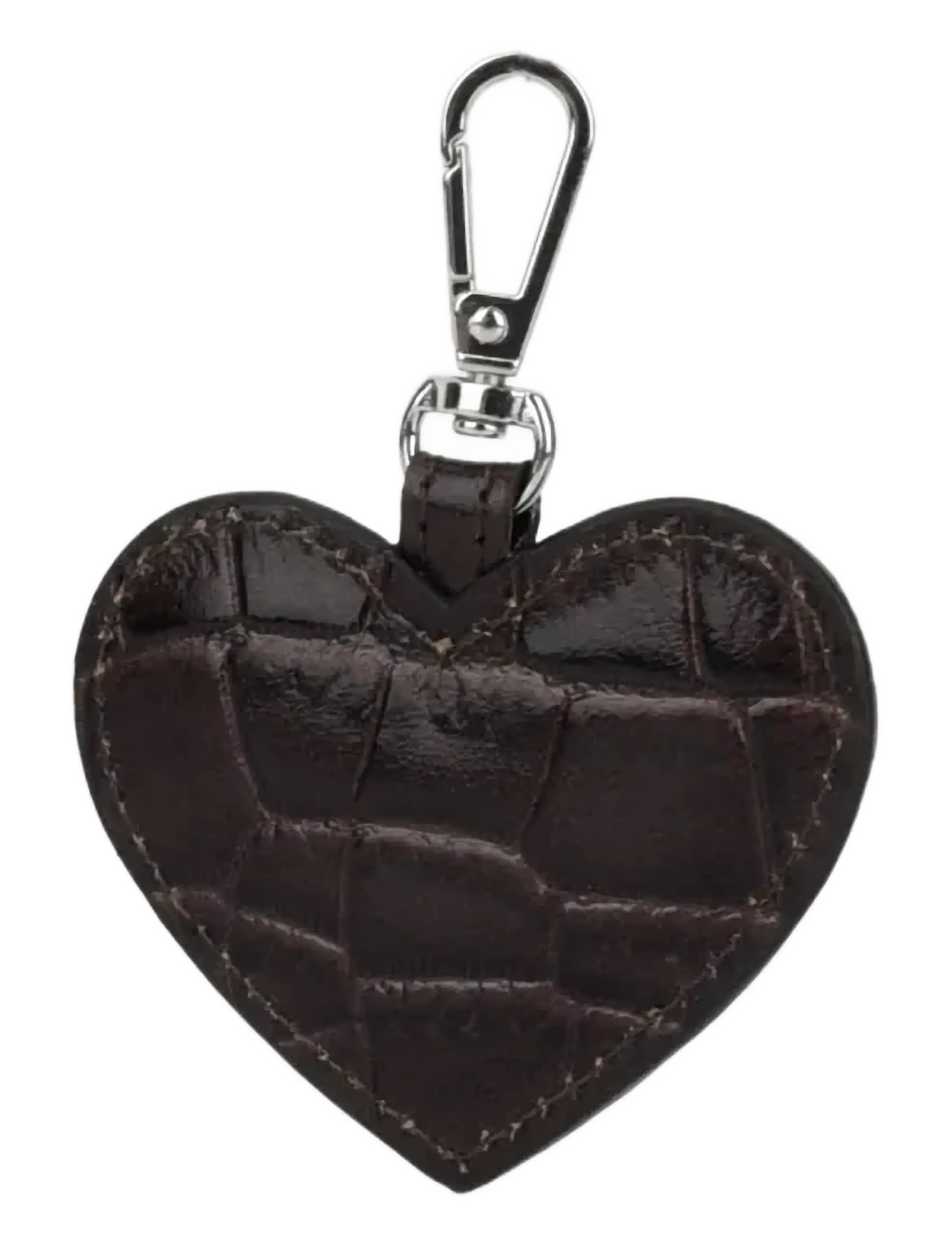 Nunoo - Heart Bag Charm Texas Chocolate - chocolate - 1