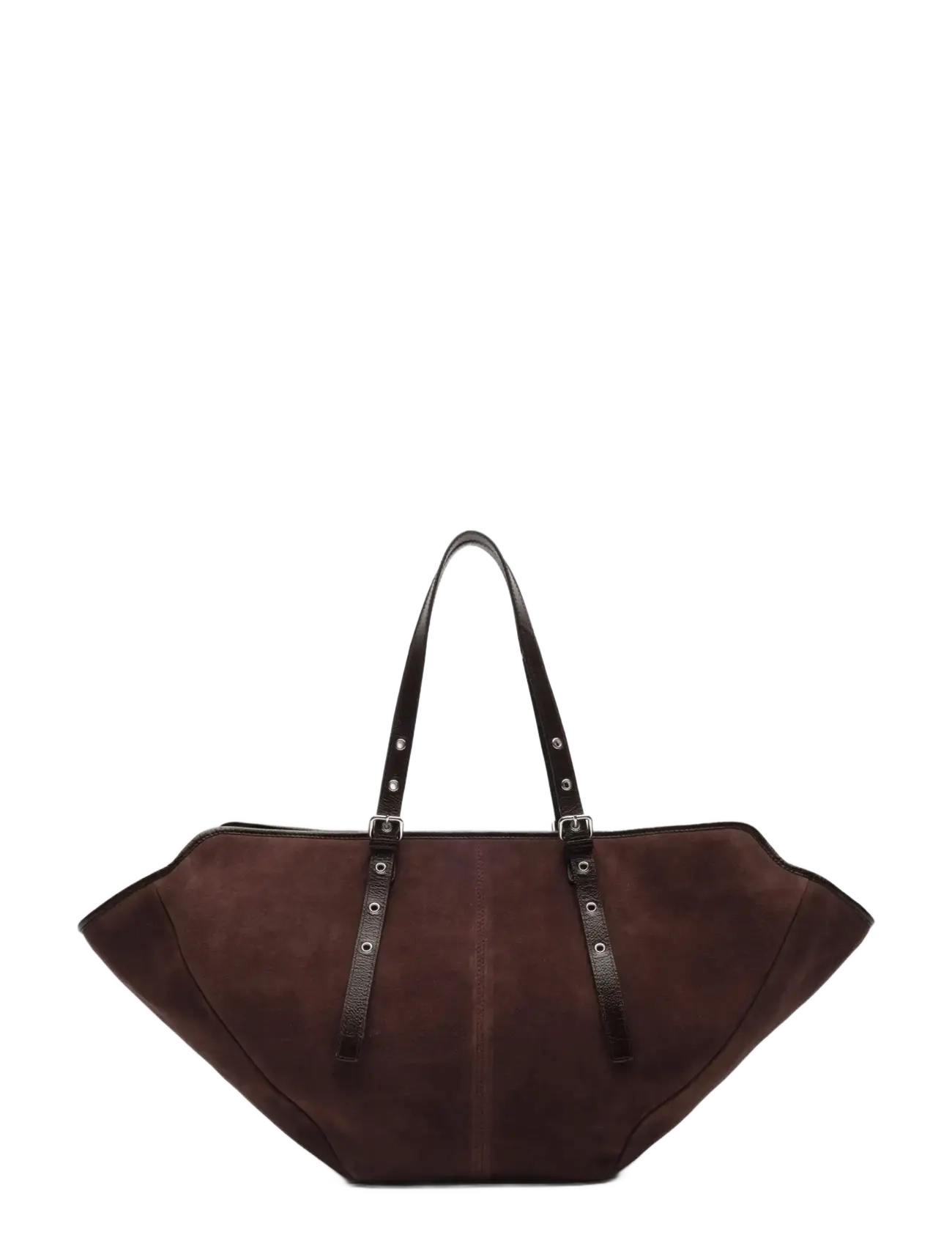 Nunoo Nora Suede Chocolate, One Size, Brown, Tasker > Små Skuldertasker-Crossbody-Tasker, Dame