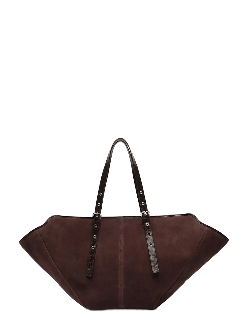 Nunoo - Nora Suede Chocolate - totes - chocolate - 2