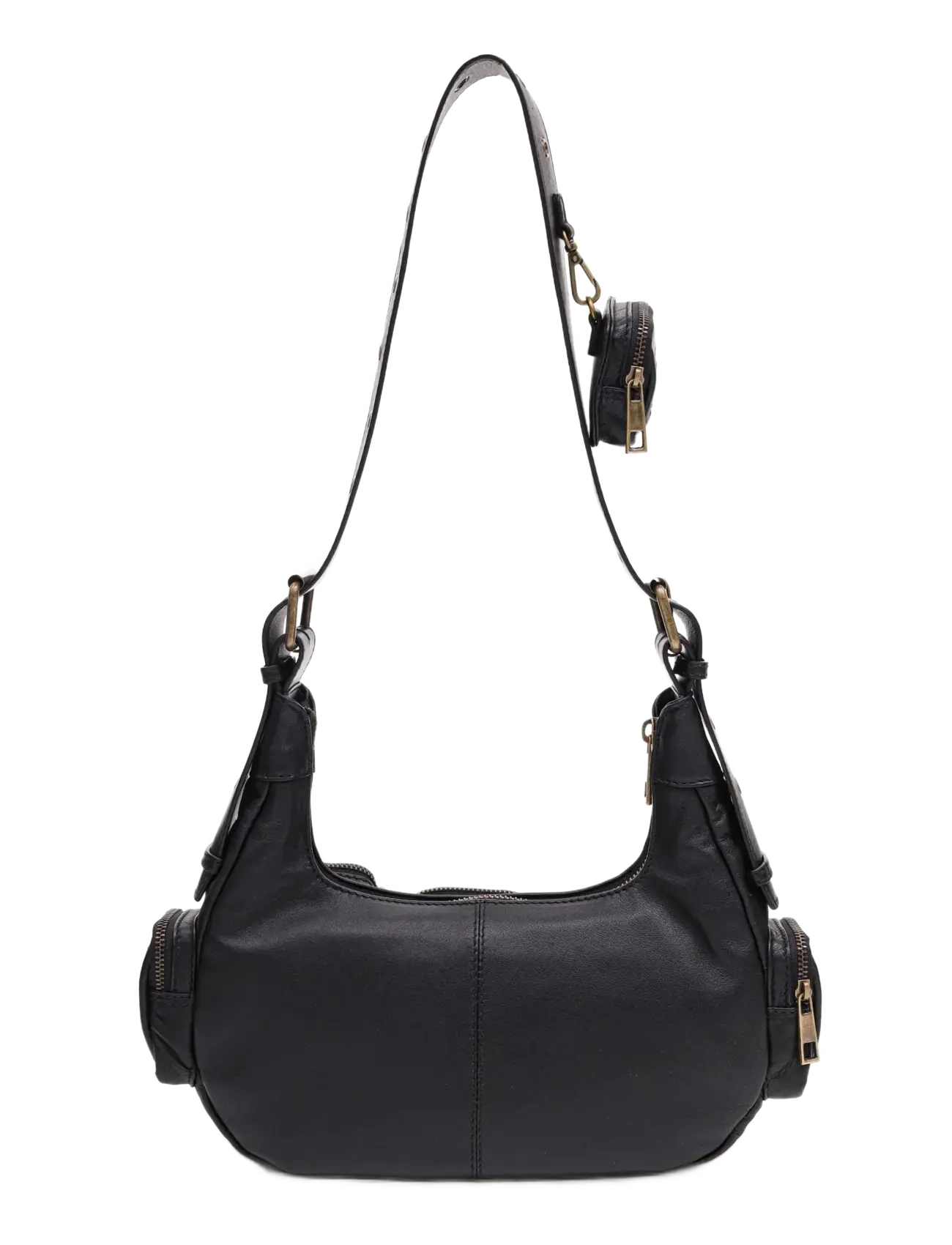 Nunoo - Sally Small Pocket Sheep Black w. gold - alltags-style - black - 3
