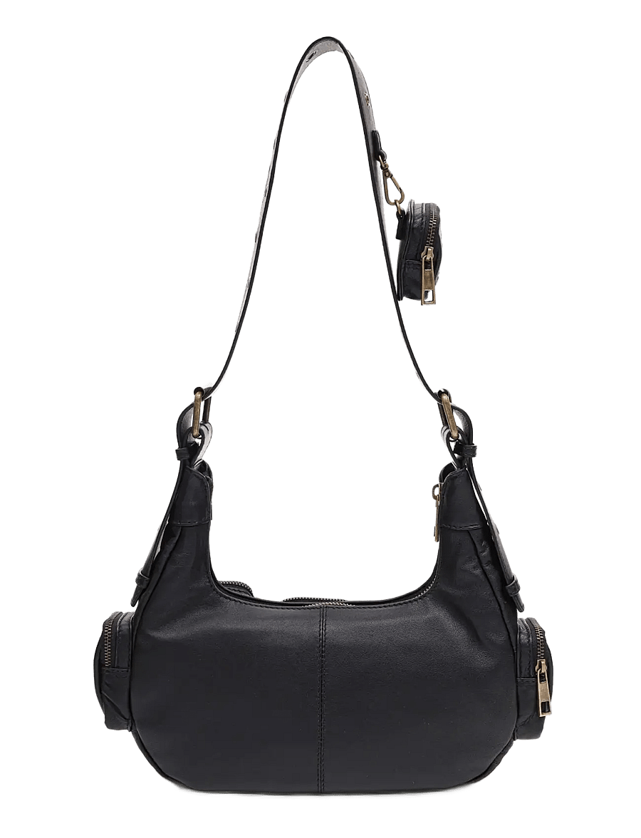 Nunoo - Sally Small Pocket Sheep Black w. gold - alltags-style - black - 3