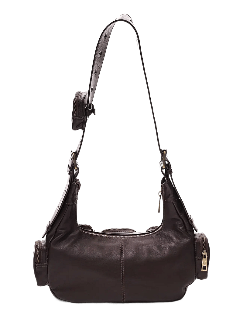 Nunoo - Sally Small Pocket Sheep Brown w. gold - hverdags stil - brown - 2