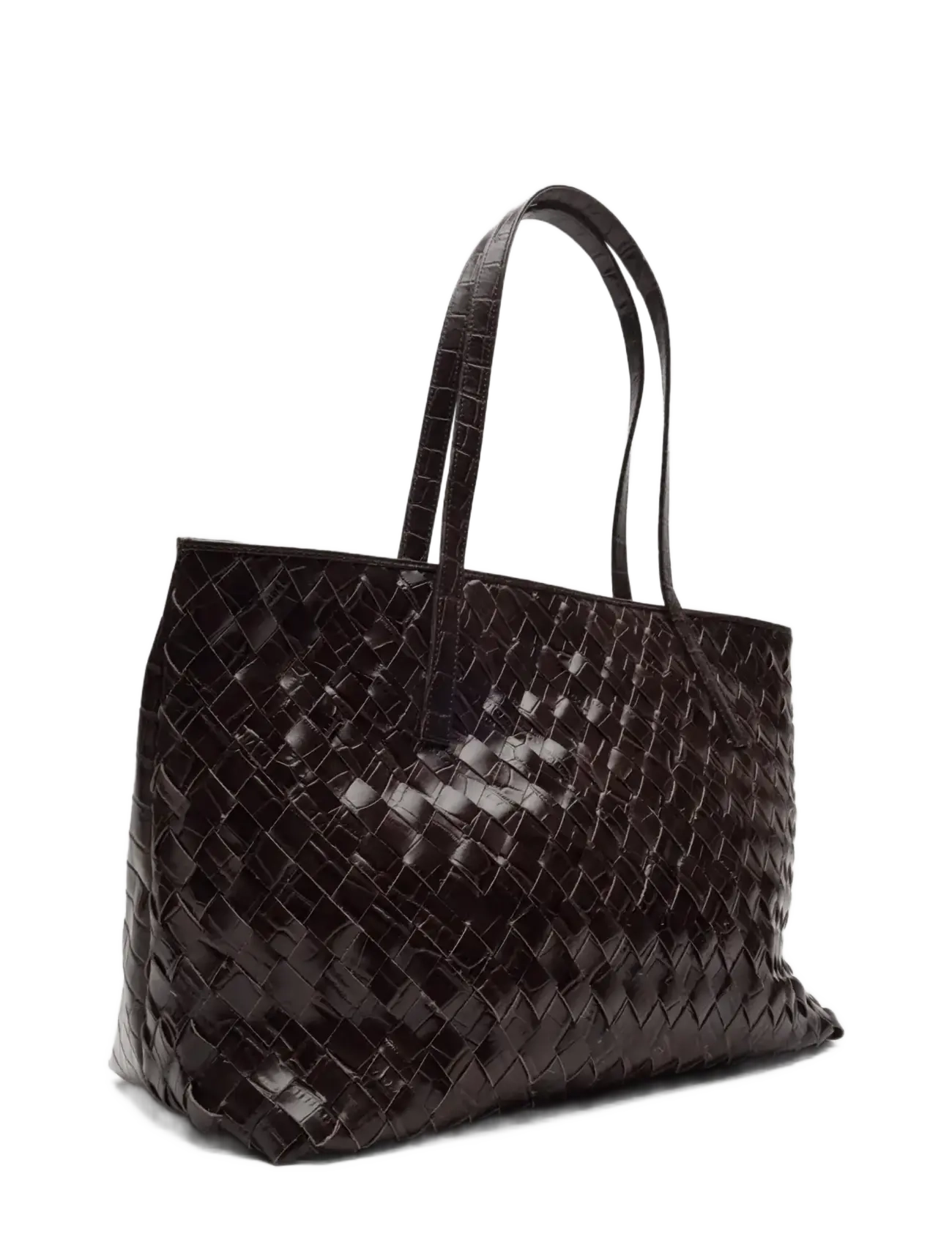 Nunoo - Shopper Braided Texas Chocolate - aksessuaarid - chocolate - 1