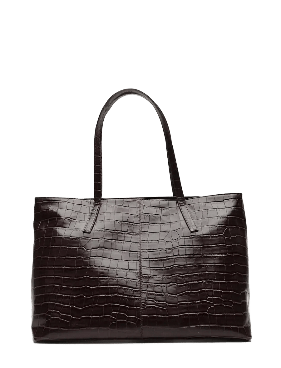 Nunoo - Shopper Braided Texas Chocolate - shoppingväskor - chocolate - 2