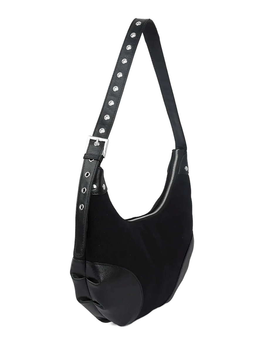 Nunoo - Dagmar Canvas Black - axelremsväskor - black - 1