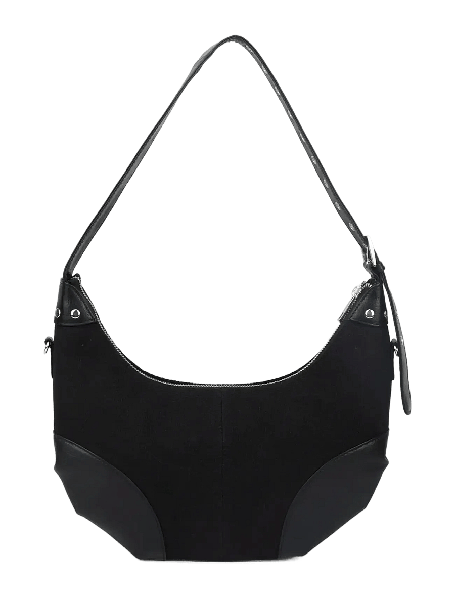 Nunoo - Dagmar Canvas Black - axelremsväskor - black - 3