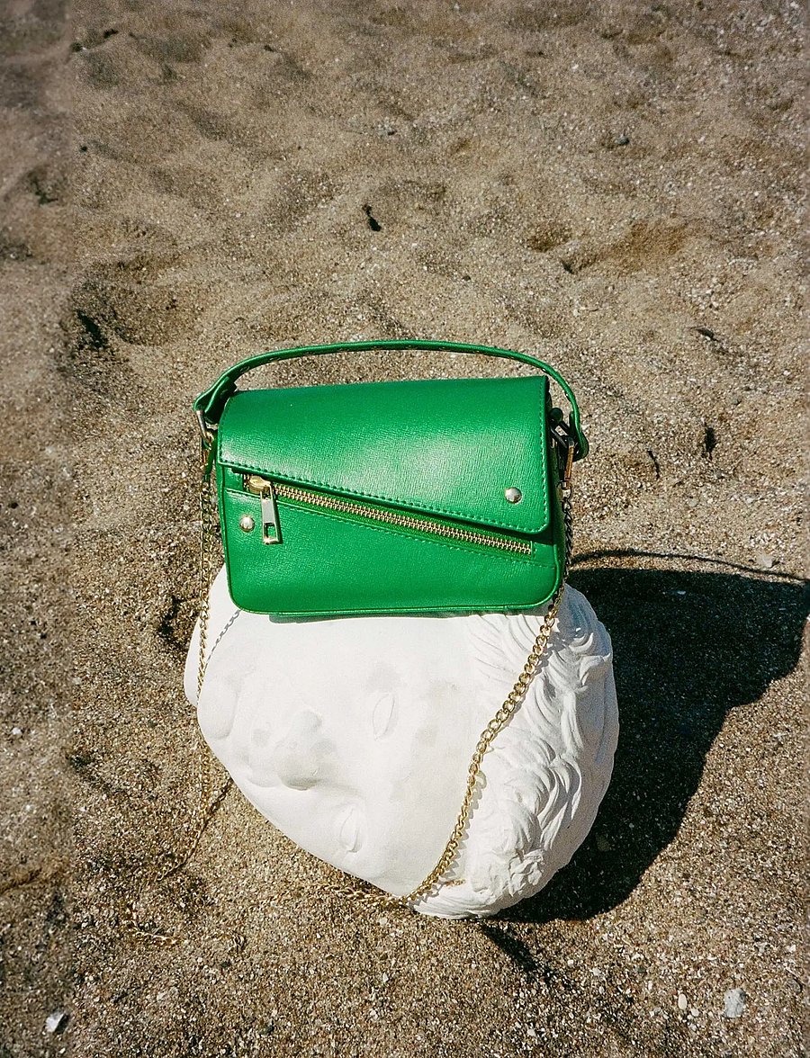 Nunoo - Small Honey Cut Florence Green w. Gold - umhängetaschen - green - 4