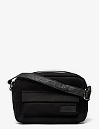 Paloma Recycled Canvas W. Leather Black - BLACK