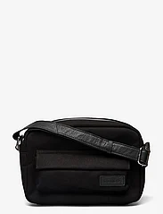 Nunoo - Paloma Recycled Canvas W. Leather Black - birthday gifts - black - 0