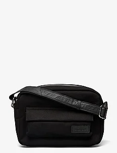 Paloma Recycled Canvas W. Leather Black, Nunoo
