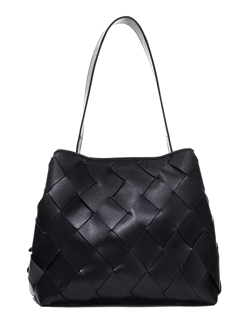 Nunoo - Chiara Braided Florence Black w. Gold - hverdags stil - black - 0