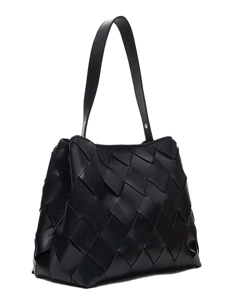 Nunoo - Chiara Braided Florence Black w. Gold - hverdags stil - black - 1